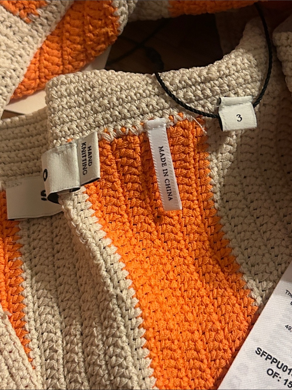 SANDRO Cropped striped crochet top
Orange Beige Original Price $220 - Picture 9 of 9